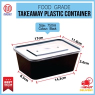 750ML - Bekas Makanan Take Away Gred Makanan / Food Grade Take Away Container / Microwave Disposable