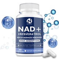 NAD + Trans Resveratrol Pure NAD Supplement, for Health Aging , Brain, and Cellular Health