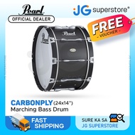 Pearl Carbonply 24 x 14 Bass Drums Championship Series w/ 6-Ply Maple Shell, Inner and Outer Carbon