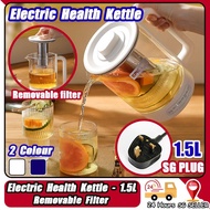 Kulomi Shop  ReadyStock - 1.5L Capacity Electric Kettle /3Pin SG Plug Health Kettle Multi-functional Kettle