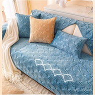 Washed Cotton Sofa Cover Slipcover Cushion Cover Sofa Four Seasons Anti-slip Sofa Cushion 1/2/3/4 Seater L shape Cover
