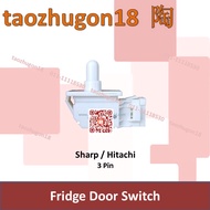 Sharp Hitachi 3 Pin Fridge Refrigerator Freezer Fan Light Door Switch Peti Sejuk Suis