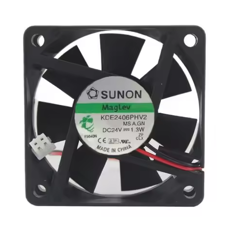 2pcs Original For Sunon KDE2406PHV2 6015 60mm DC 24V 1.3W maglev 60X60X15mm IPC axial cooling fans