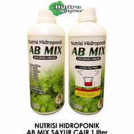Nutrisi Ab mix Hidroponik Sayuran Daun Umum Cair 1 Liter