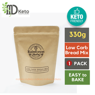 [MD Keto] 330g Rainforest low carb bread mix coconut Flour psyllium husk flaxseed Gluten Free Low Ca