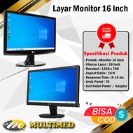 Layar Monitor 16 Inch Second 16:9 TN Panel