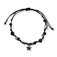 Bracelet Y2K pendant bead drawstringTALI adjustableBINTANG, Y2K style