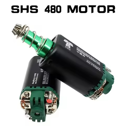 38000rpm SHS AEG Motor High Torqub Motor 11.1V 38000 Twist Type Speed Motor long Axle Airsoft M16/M4