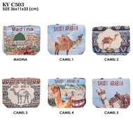 MAKKAH MADINAH BAG BY HAJI UMRAH PREMIUM EMBROIDERED CANVAS souvenir bag dubai