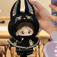20cm cotton doll clothes, 20cm doll clothes, Egyptian cat cape doll clothes, black