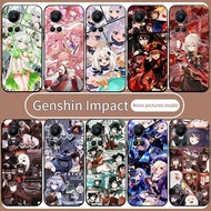 casing for OPPO RENO 11 10 8T PRO PLUS 4G 5G Genshin Impact Matte Case Soft Cover
