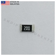 10PCS Taiwan-Grade 20R ±5%, 0603 SMD Resistor (200)