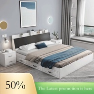 Bed Frame Tatami Bed Simple And Modern Storage Bed Integrated Bed Cabinet Storage Bed Frame haihui2.