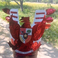 August competition crown independence theme hat August accessories August decorative hat DIY cardboa