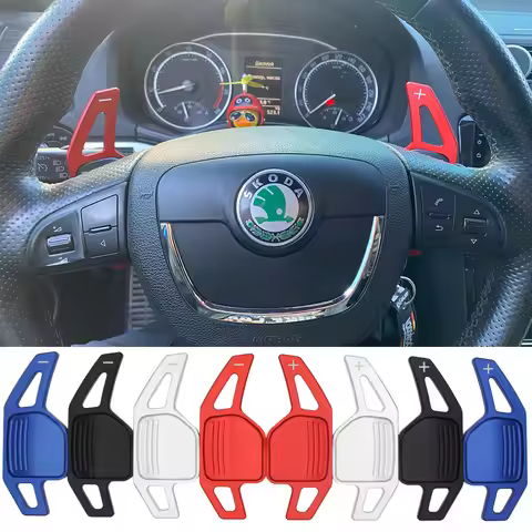 For Skoda Octavia A5 MK2 1Z VRS Combi RS Superb 2009-2012 Car Steering Wheel Shift Paddle Extension 