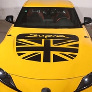 For TOYOTA SUPRA MK5 A90 2019-2022 Car Engine Cover SUPRA Engine Pull Flower Film Sticker for Hood D