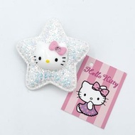 【韓國製】正版可愛Hello Kitty五角星髮夾 鱷魚夾