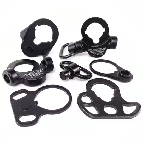 Tactical Gun DD QD GBB Sling Attachment Mount Metal AR15 M4 Mount Adapter Rail Sling Mount Airsoft H