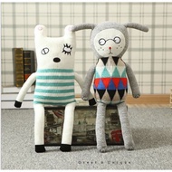 DUNKIN’S DONUT decorative wool rabbit