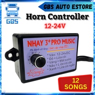 GBS Truck/Lori 3+ Pro Music Horn Controller 12 Sound Electric Horn Speaker Sound Control For Car Lor