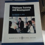 Employee Training and Development by Raymond A Noe