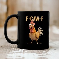 Funny Coffee Mug F-CAW-F Rooster Chicken Personalised Rude Gift Cup Work Friend