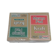 Kraft Memo Pad - 88mm x 126mm ( 12book/pack )