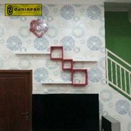 Economy Package - Minimalist 3-Tier Wall Shelf and Minimalist 3-Shelf Wall Shelf by Dualapan Home Li