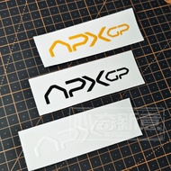 F1 Big Movie APXGP Fleet Car Sticker Motorcycle Electric Vehicle Helmet Sticker Waterproof Sunscreen