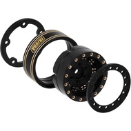 INJORA 1.3 Beadlock Wheel - Brass Wheel Rims for TRX4M SCX24 Upgrade 1/24 1/18 RC Crawler Car