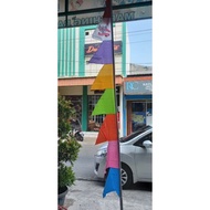 MATA Garuda Color Zig Zag Pennant with 10-point screen printing