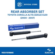 SACHS Shocks Absorber Rear Set TOYOTA COROLLA ALTIS (ZZE12) E120 - (2000 - 2007) - 317 170*2