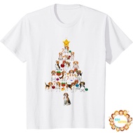 Beagle Christmas Tree Shirt Funny xmas Beagle T-Shirt