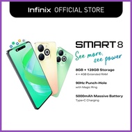 ♝ ㍶ ℋ ❒ CellPhone Infinix Smart 8 8GB/256GB Original Smartphone 5G 5000mAh Legal Smartphone Android