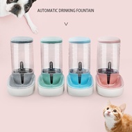 Cat Dog Feeder Water Dispenser Automatic Large Capacity Pet Waterer Food Storage Bowl For Cats Dogs Pet Drinker Cat Accessories