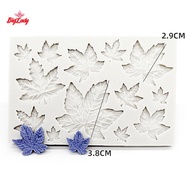 Biglady 3D Rose Flower Leafs Silicone Mold DIY Fondant Chocolate Sugarcraft Cake Decor Baking Tools 