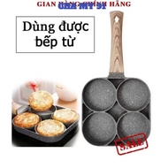 Frying Pan for Eggs and Cakes, 4 Compartments, 4 Holes, Non-Stick Pan with 4 Compartments - CODE: CH