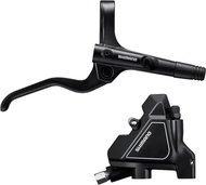 SHIMANO Altus BL-MT201/BR-UR300 Disc Brake and Lever - Rear, Hydraulic, Flat Mount, Resin Pads, Blac