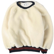 NEXUSVII（Nexus Seven）24AW 日本製造 全新 BEASTY SWEAT 仿皮草衛衣 RCA-NNK-COE 44 象牙色 Trainer NEXUS7 Boa Top [二手] 