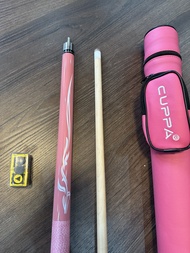 Cơ Bida Cuppa Pink S9 Chính Hãng - Combo Cơ và Bao Da Cuppa Hồng