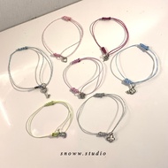 Kazuha bracelets thin rope || Bestie couple bracelet ||Bestie gift || Snoww.studio