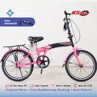 Seli Oddesy Rodeo 33 16 20 Inch Steel Frame Shifter 1 Speed Disc Brake Mechanical Folding Bike for C