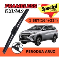 NEW CAR WIPER PERODUA ARUZ WIPER 1SET(16"+22") WIPER KERETA ARUZ