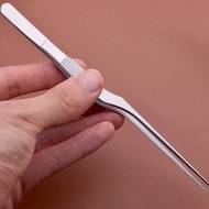 Ear lobe folding tweezers