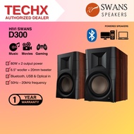 HiVi Swans D300 Powered Bookshelf Speakers 2.0 Active Speaker