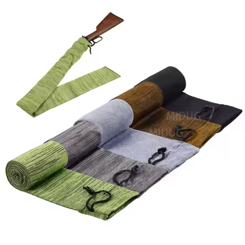 55 × 4.3 inch Silicone Treated Rifle Gun Socks Shotgun Gun Protection Cover for Rifles, Scopes, Hunt