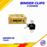 MGK Binder Clip 1 inch 1 dozen