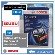 Genuine Bosch ISUZU Filter for D-MAX Blue Power 1.9 Paper F0361 Part No. 0 986 AF0 361 Stock