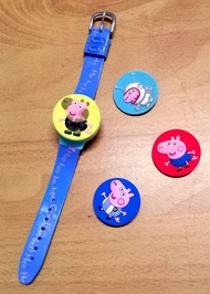 正版 佩佩豬 快樂換裝手錶 電子錶