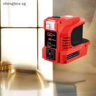 [SHM] 180W Power Inverter DC 18V 21V To AC 220V USB Type-C DC Adapter For Makita For Milwaukee For E